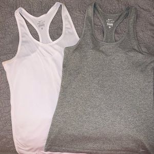 Nike DriFit tanks (bundle of 2)